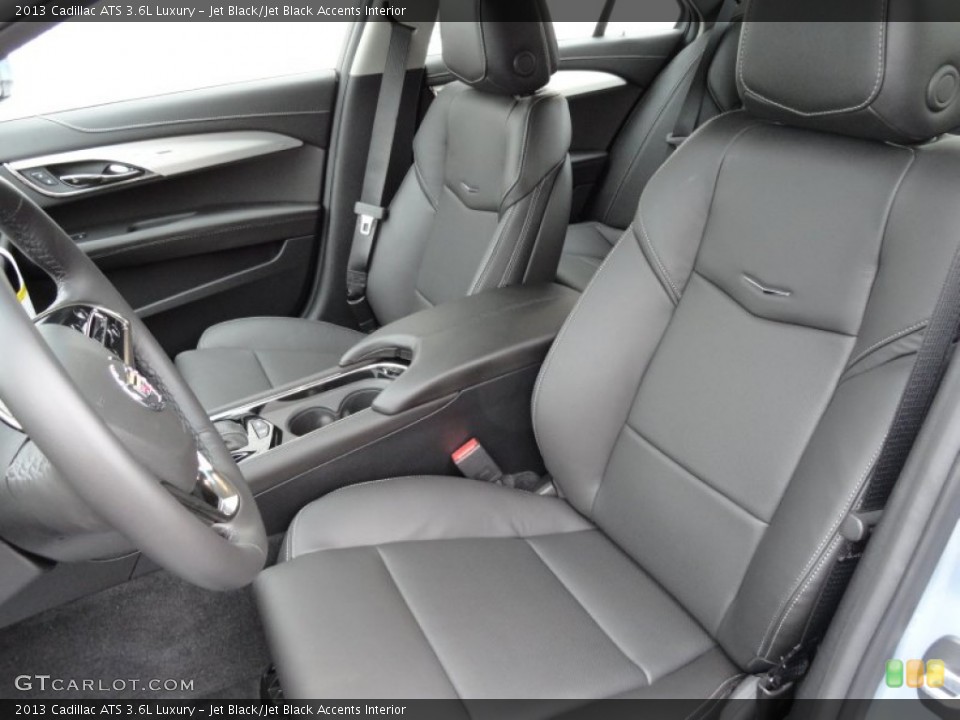 Jet Black/Jet Black Accents Interior Front Seat for the 2013 Cadillac ATS 3.6L Luxury #72619790