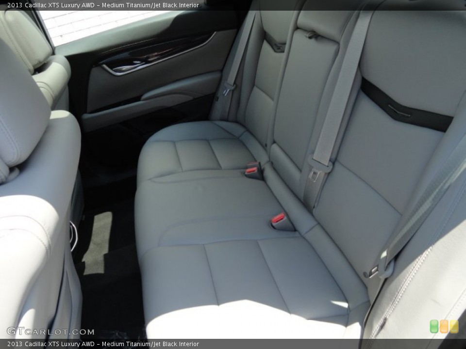 Medium Titanium/Jet Black Interior Rear Seat for the 2013 Cadillac XTS Luxury AWD #72620237