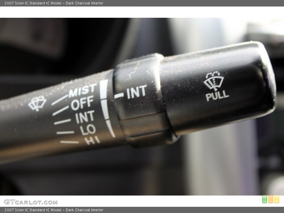 Dark Charcoal Interior Controls for the 2007 Scion tC  #72620321