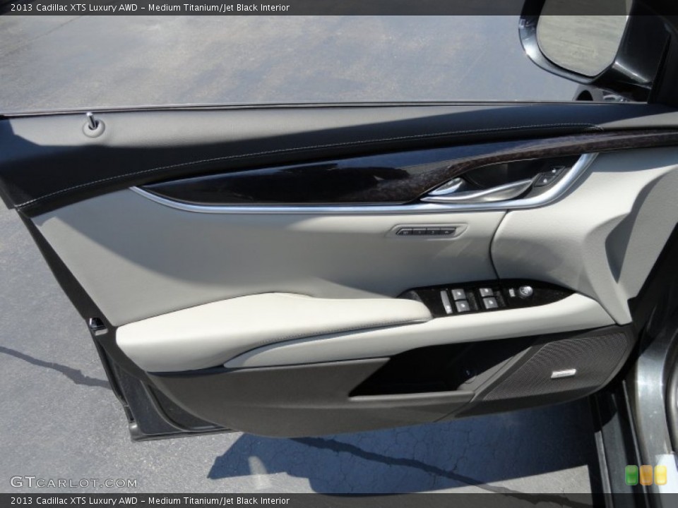 Medium Titanium/Jet Black Interior Door Panel for the 2013 Cadillac XTS Luxury AWD #72620350