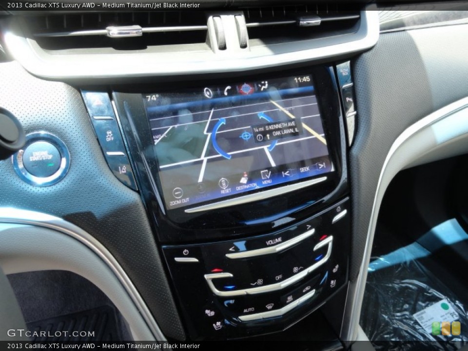 Medium Titanium/Jet Black Interior Controls for the 2013 Cadillac XTS Luxury AWD #72620438