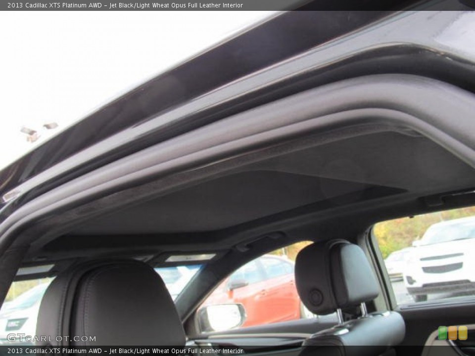 Jet Black/Light Wheat Opus Full Leather Interior Sunroof for the 2013 Cadillac XTS Platinum AWD #72621338