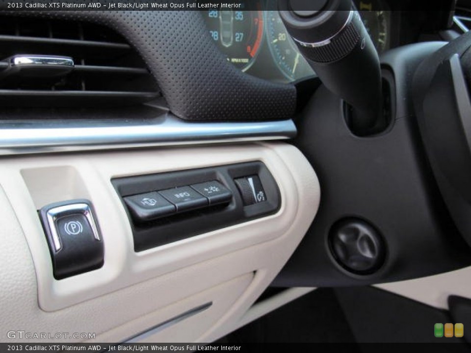 Jet Black/Light Wheat Opus Full Leather Interior Controls for the 2013 Cadillac XTS Platinum AWD #72621395