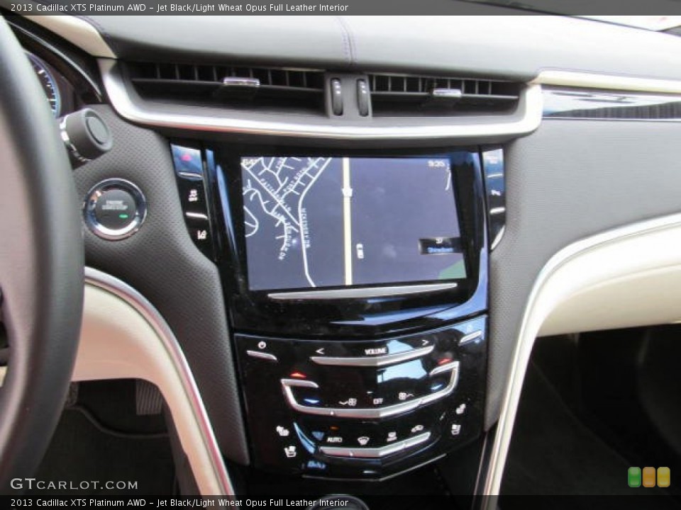 Jet Black/Light Wheat Opus Full Leather Interior Controls for the 2013 Cadillac XTS Platinum AWD #72621485