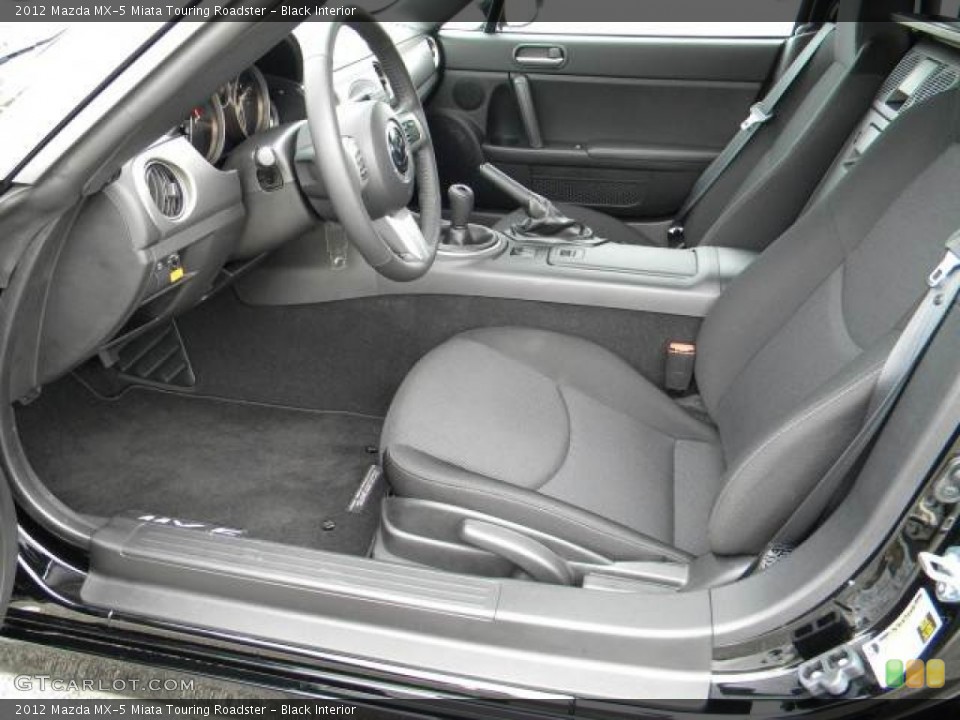 Black Interior Photo for the 2012 Mazda MX-5 Miata Touring Roadster #72623143
