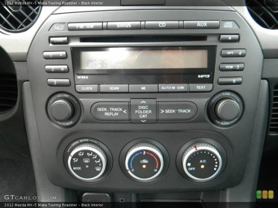Black Interior Controls for the 2012 Mazda MX-5 Miata Touring Roadster #72623186