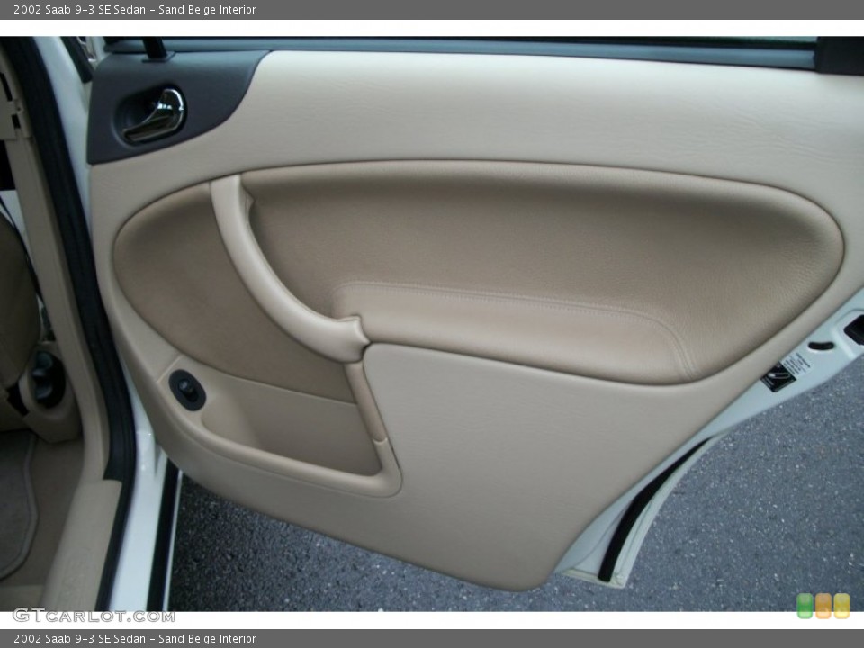 Sand Beige Interior Door Panel for the 2002 Saab 9-3 SE Sedan #72623477