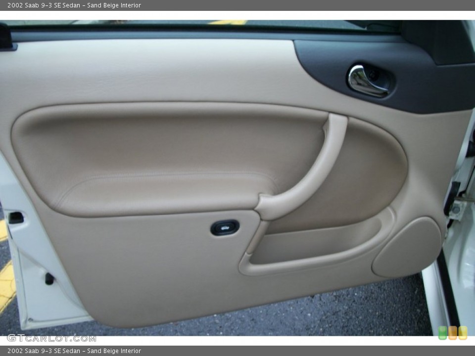 Sand Beige Interior Door Panel for the 2002 Saab 9-3 SE Sedan #72623588