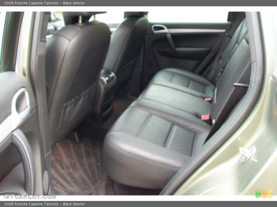 Black Interior Rear Seat for the 2008 Porsche Cayenne Tiptronic #72624389