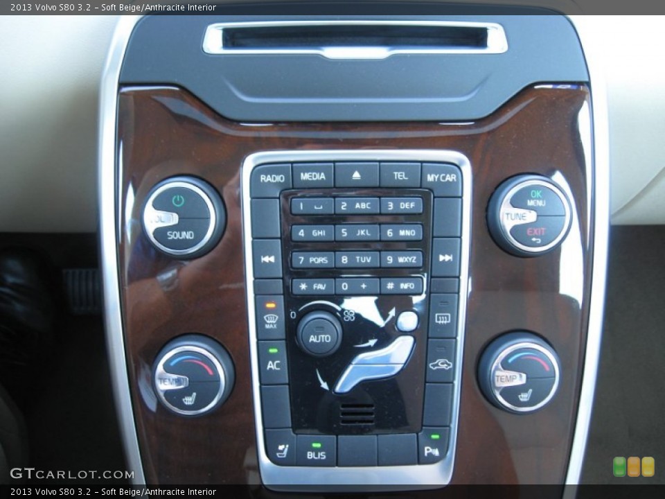 Soft Beige/Anthracite Interior Controls for the 2013 Volvo S80 3.2 #72625568