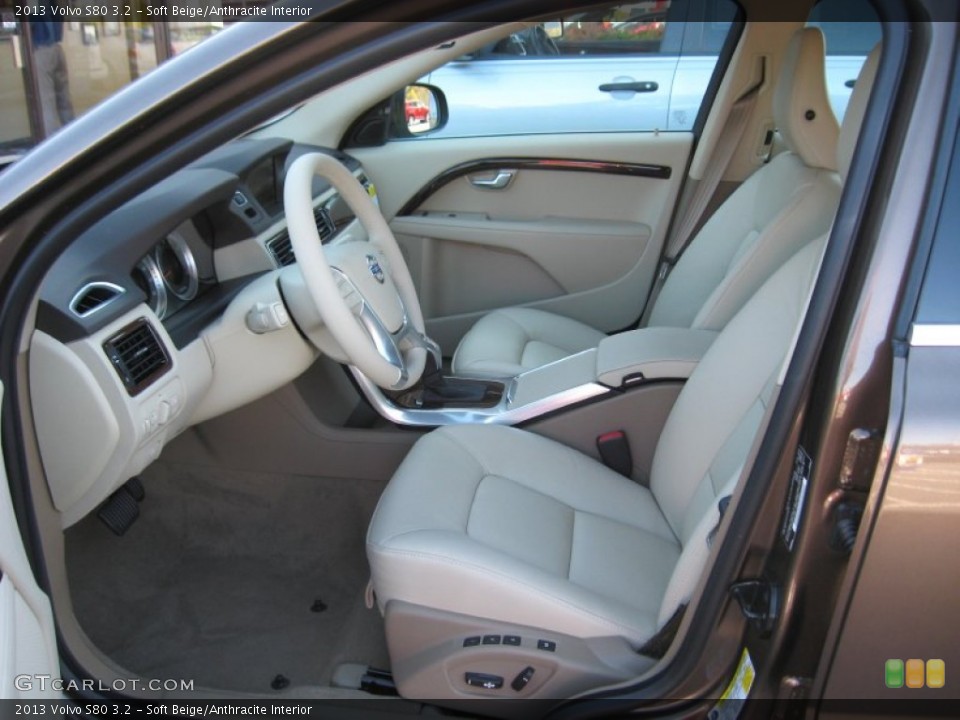 Soft Beige/Anthracite Interior Photo for the 2013 Volvo S80 3.2 #72626057