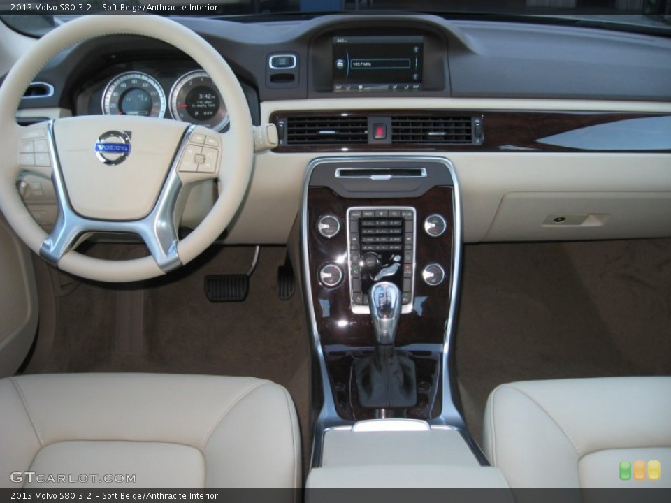 Soft Beige/Anthracite Interior Dashboard for the 2013 Volvo S80 3.2 #72626300