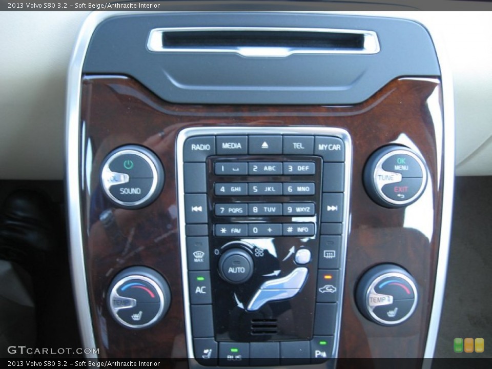Soft Beige/Anthracite Interior Controls for the 2013 Volvo S80 3.2 #72626372