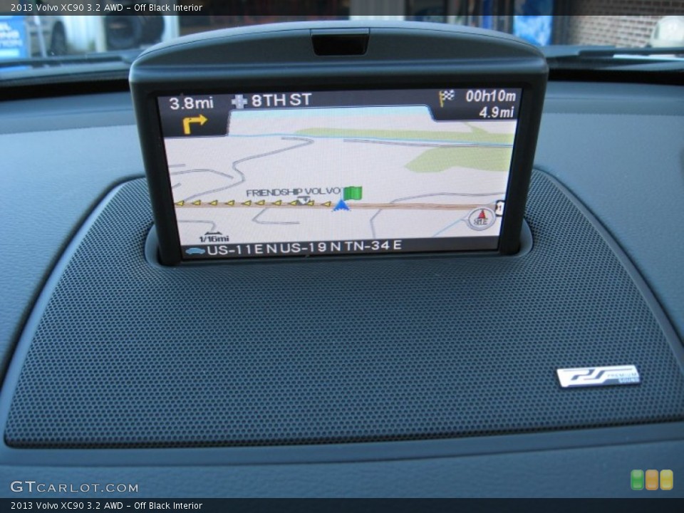 Off Black Interior Navigation for the 2013 Volvo XC90 3.2 AWD #72627173