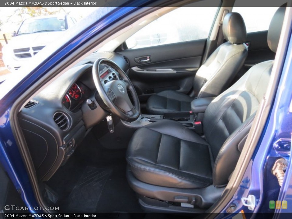 Black Interior Photo for the 2004 Mazda MAZDA6 s Sport Sedan #72627755