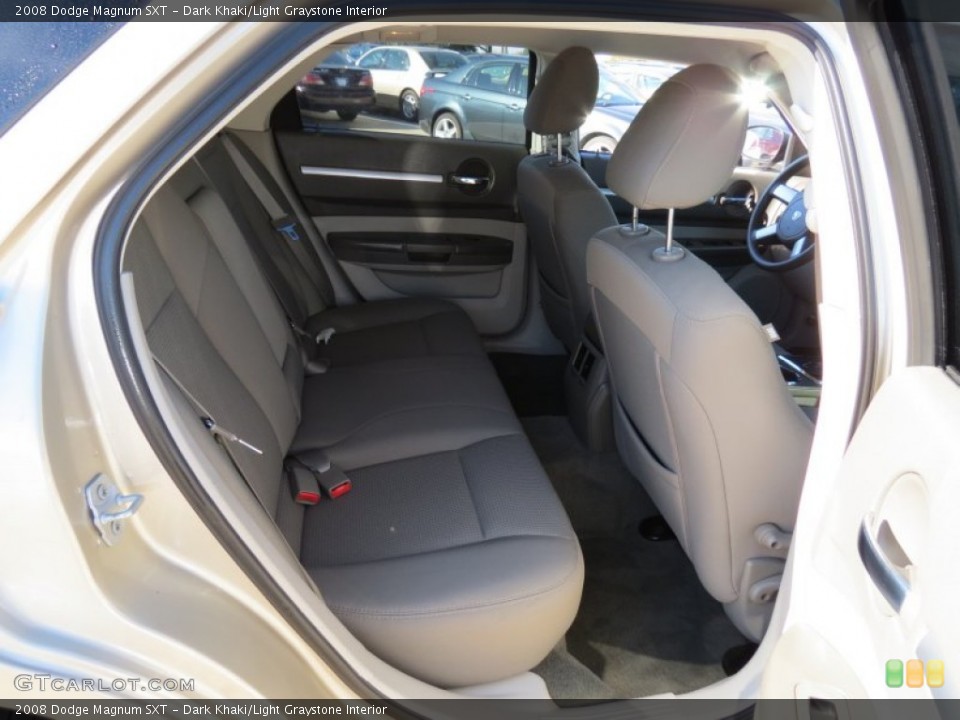 Dark Khaki/Light Graystone Interior Rear Seat for the 2008 Dodge Magnum SXT #72628475
