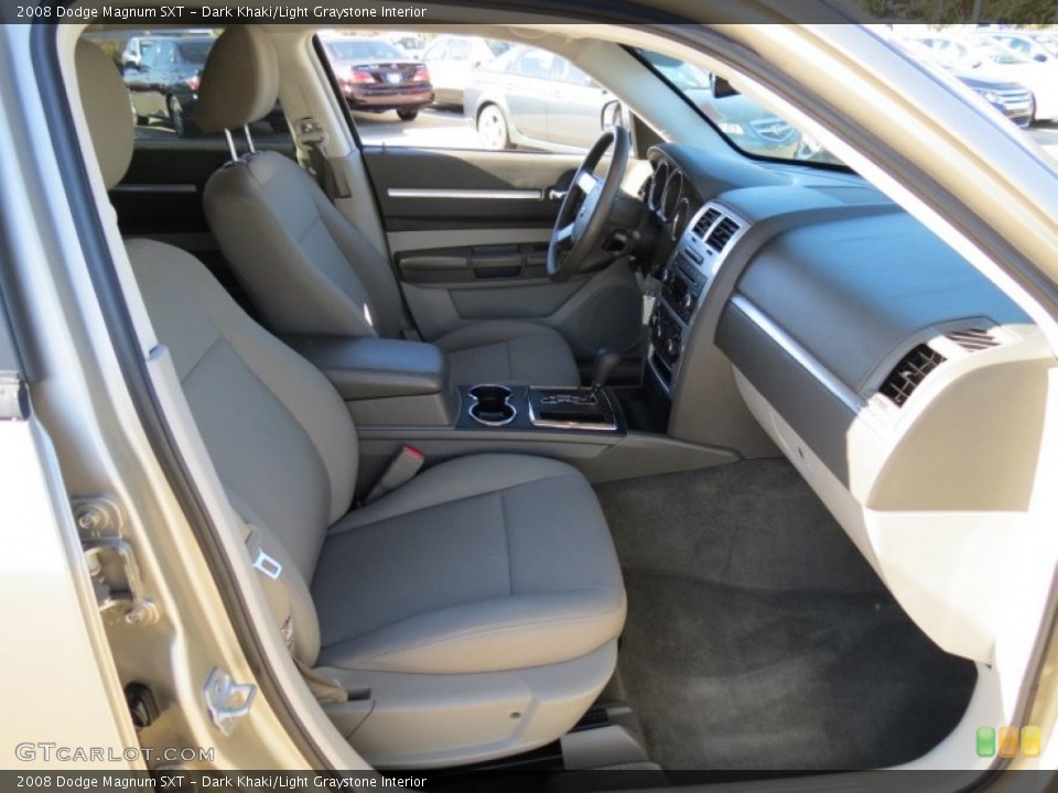 Dark Khaki/Light Graystone Interior Front Seat for the 2008 Dodge Magnum SXT #72628499