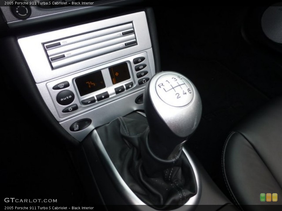 Black Interior Transmission for the 2005 Porsche 911 Turbo S Cabriolet #72629099