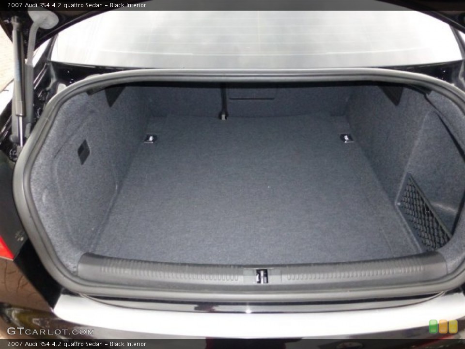 Black Interior Trunk for the 2007 Audi RS4 4.2 quattro Sedan #72629417