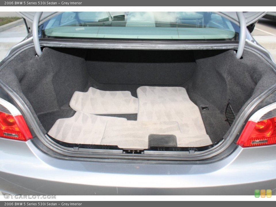 Grey Interior Trunk for the 2006 BMW 5 Series 530i Sedan #72629447