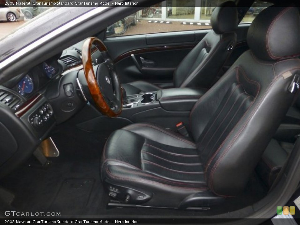 Nero Interior Front Seat for the 2008 Maserati GranTurismo  #72630302