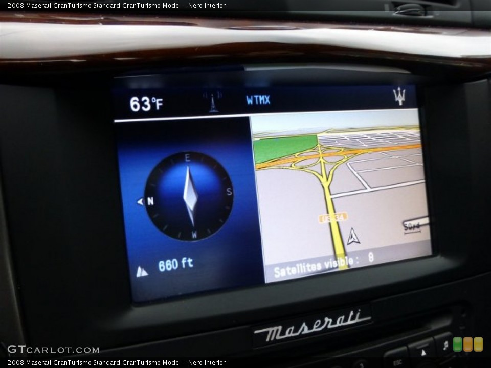 Nero Interior Navigation for the 2008 Maserati GranTurismo  #72630482