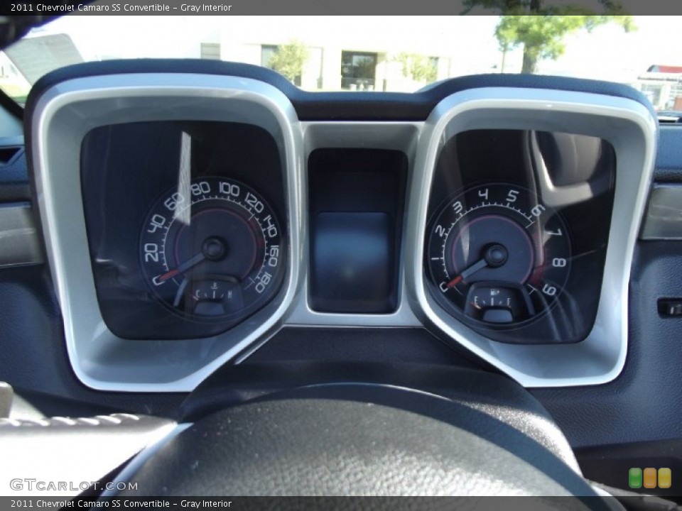 Gray Interior Gauges for the 2011 Chevrolet Camaro SS Convertible #72632522