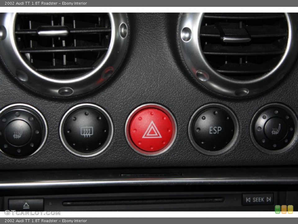 Ebony Interior Controls for the 2002 Audi TT 1.8T Roadster #72633363