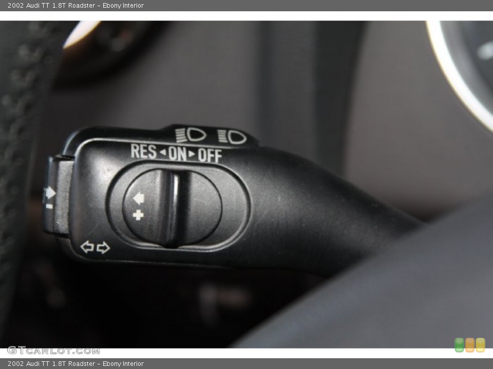 Ebony Interior Controls for the 2002 Audi TT 1.8T Roadster #72633386