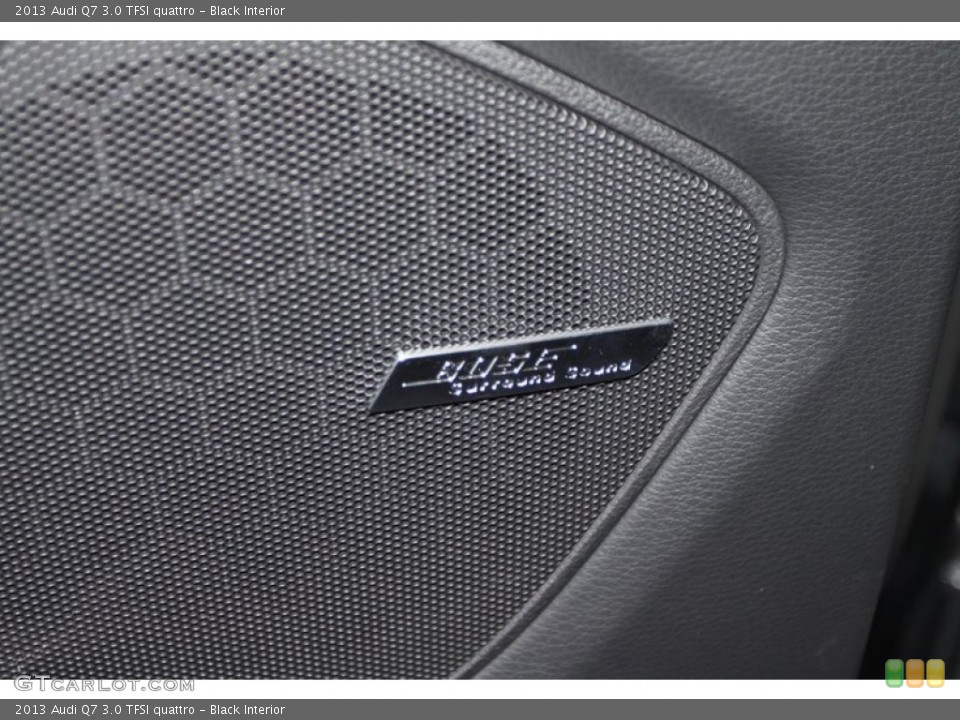 Black Interior Audio System for the 2013 Audi Q7 3.0 TFSI quattro #72633881