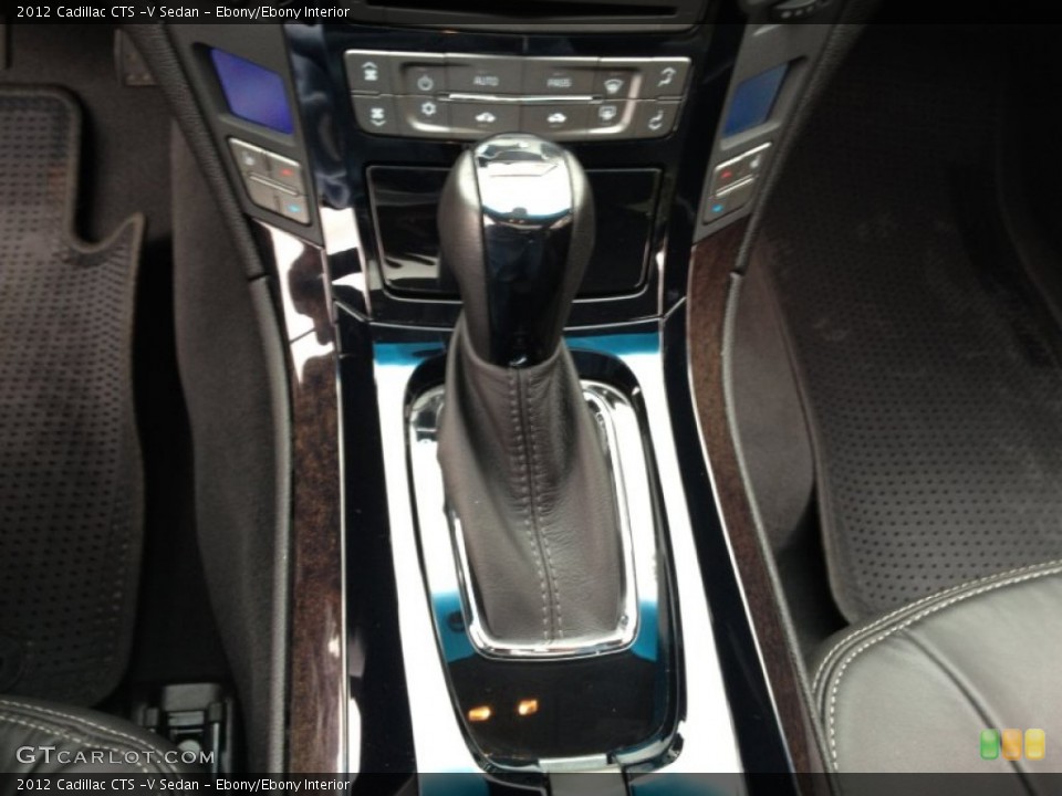 Ebony/Ebony Interior Transmission for the 2012 Cadillac CTS -V Sedan #72634046