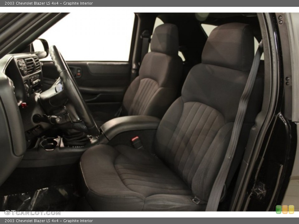 Graphite Interior Front Seat for the 2003 Chevrolet Blazer LS 4x4 #72636576