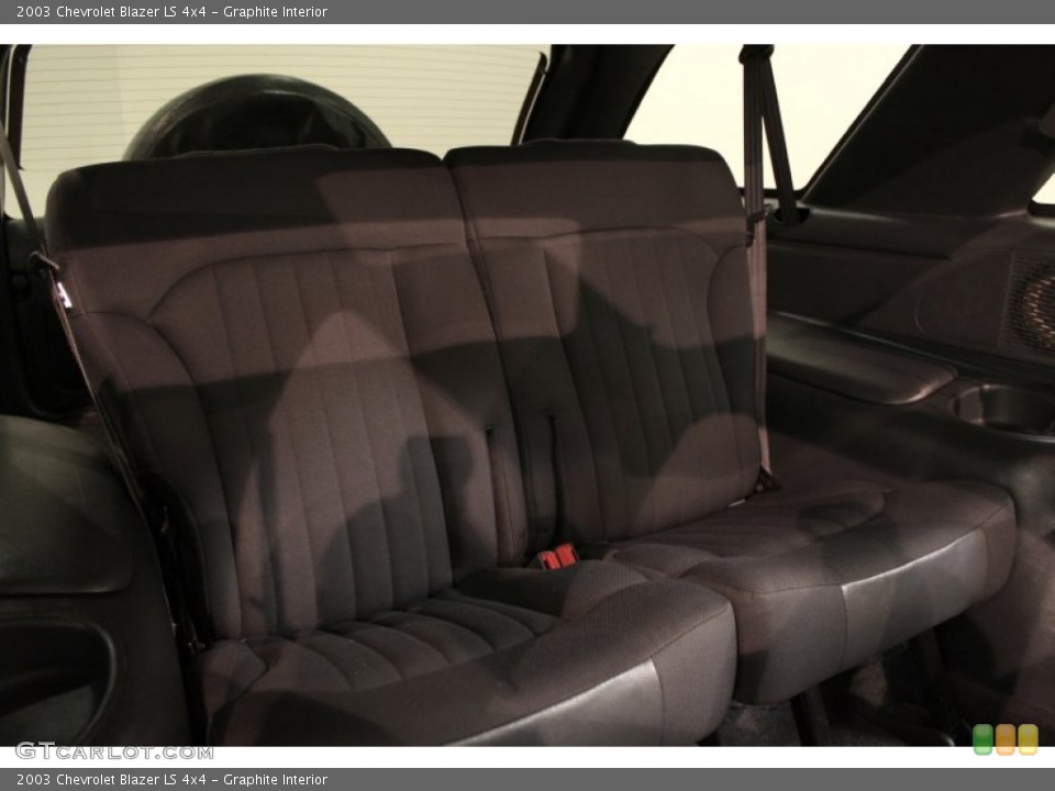 Graphite Interior Rear Seat for the 2003 Chevrolet Blazer LS 4x4 #72636713