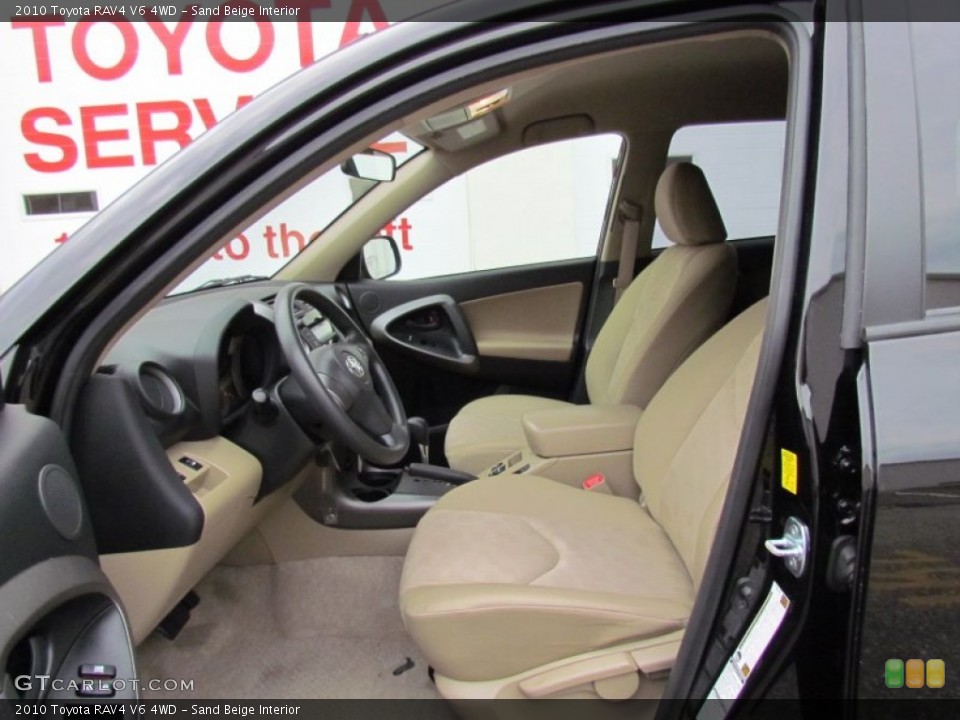 Sand Beige Interior Photo for the 2010 Toyota RAV4 V6 4WD #72638005