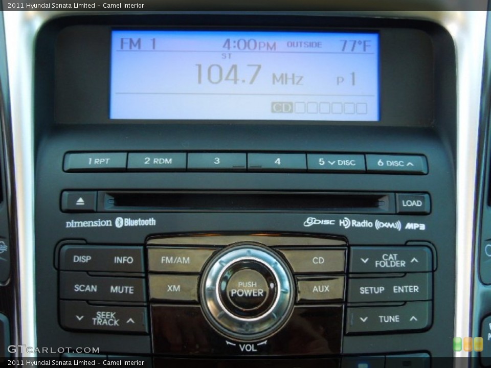 Camel Interior Audio System for the 2011 Hyundai Sonata Limited #72640682