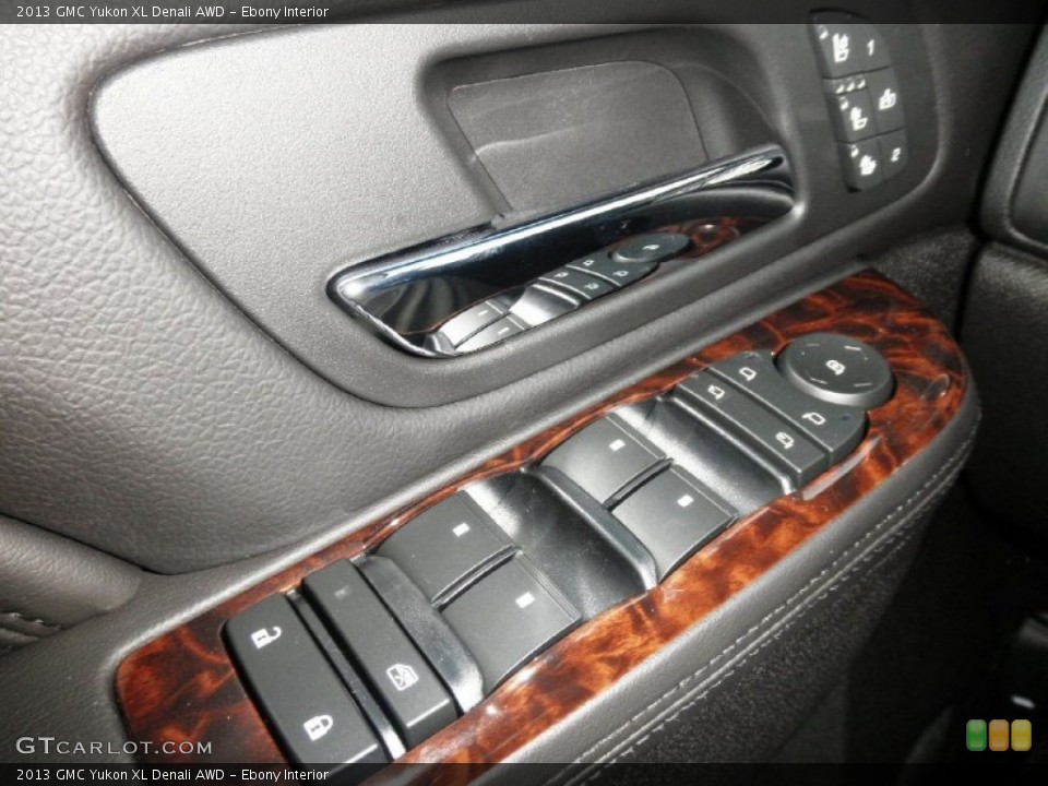 Ebony Interior Controls for the 2013 GMC Yukon XL Denali AWD #72640880
