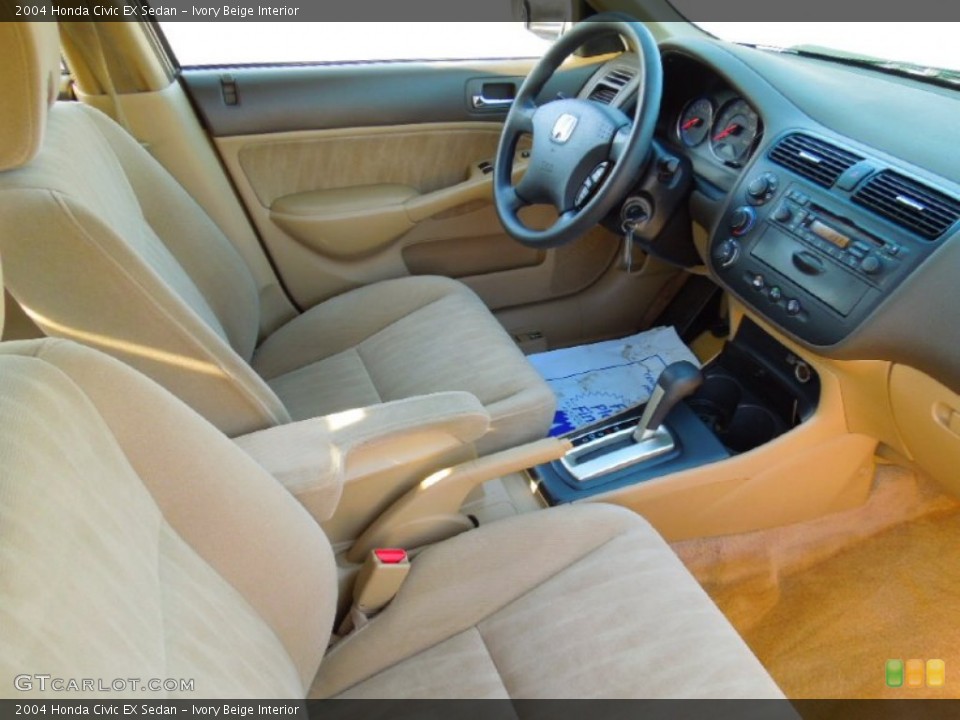 Ivory Beige Interior Photo for the 2004 Honda Civic EX Sedan #72642144