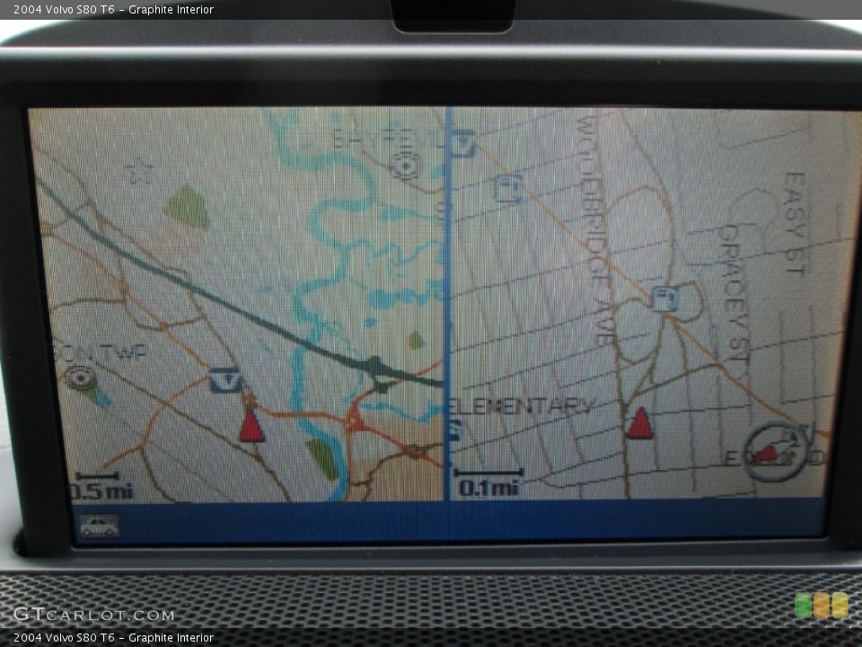 Graphite Interior Navigation for the 2004 Volvo S80 T6 #72643406
