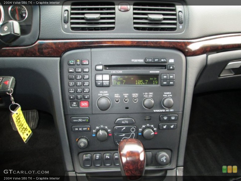 Graphite Interior Controls for the 2004 Volvo S80 T6 #72643424