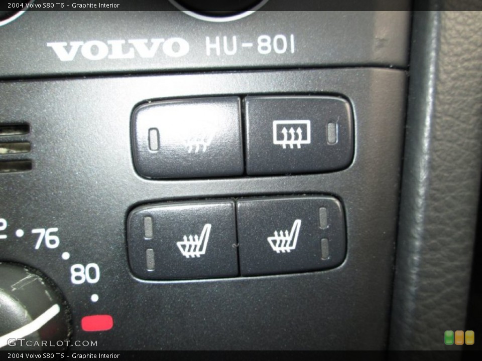 Graphite Interior Controls for the 2004 Volvo S80 T6 #72643469