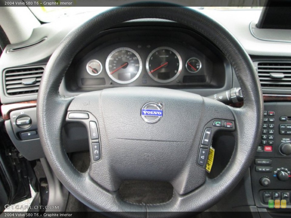 Graphite Interior Steering Wheel for the 2004 Volvo S80 T6 #72643503