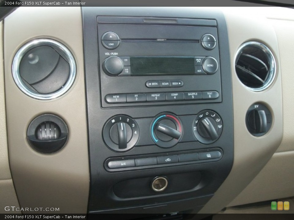Tan Interior Controls for the 2004 Ford F150 XLT SuperCab #72646876