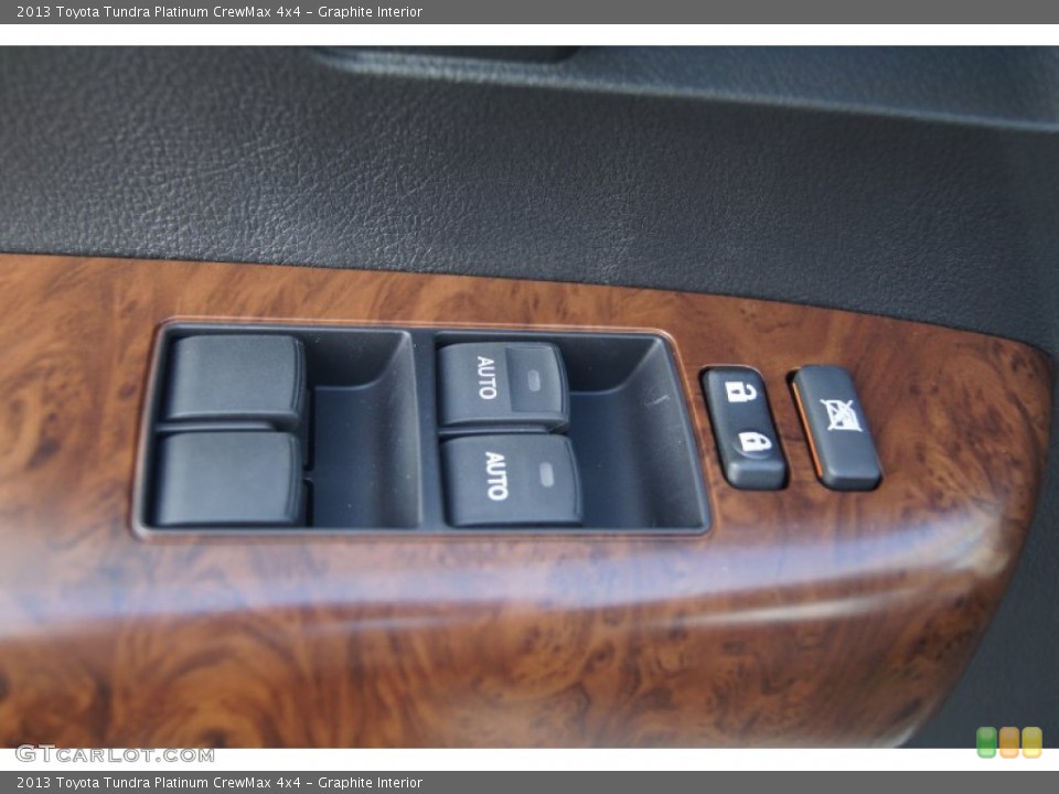 Graphite Interior Controls for the 2013 Toyota Tundra Platinum CrewMax 4x4 #72648074