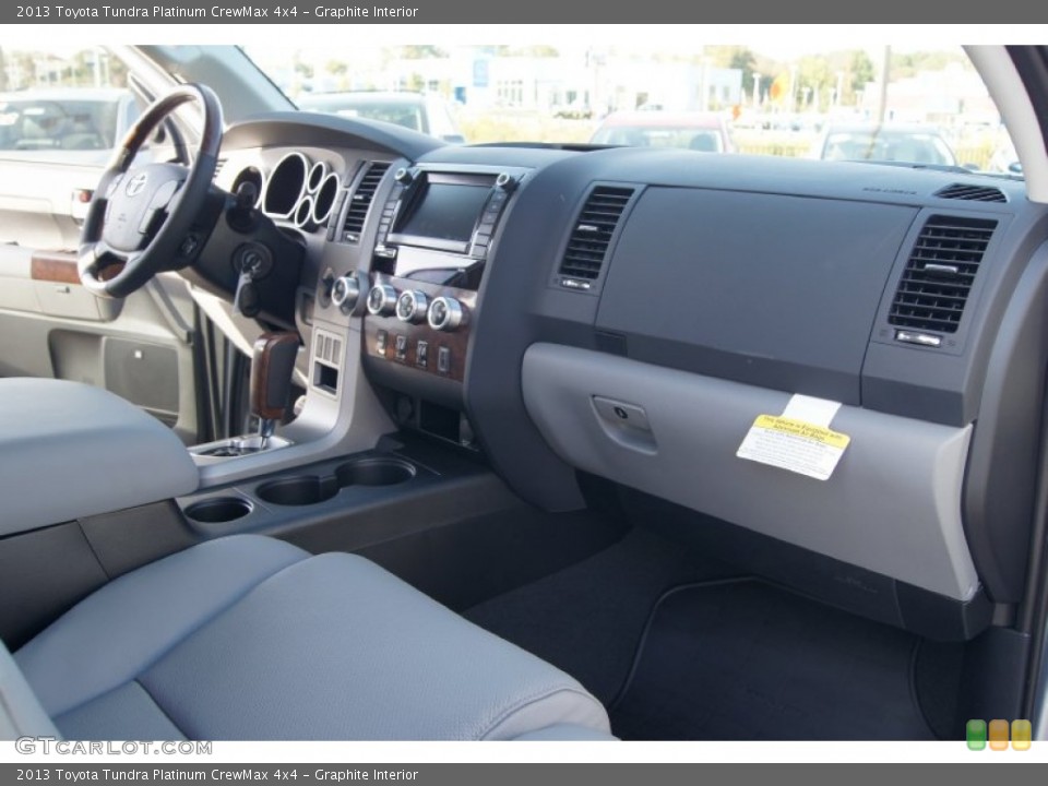 Graphite Interior Dashboard for the 2013 Toyota Tundra Platinum CrewMax 4x4 #72648173