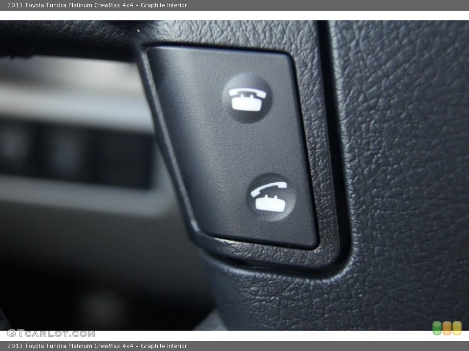 Graphite Interior Controls for the 2013 Toyota Tundra Platinum CrewMax 4x4 #72648455
