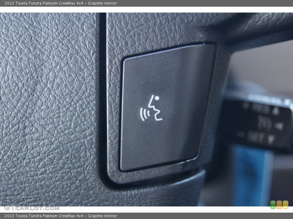 Graphite Interior Controls for the 2013 Toyota Tundra Platinum CrewMax 4x4 #72648473