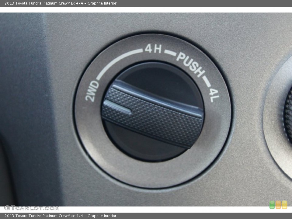 Graphite Interior Controls for the 2013 Toyota Tundra Platinum CrewMax 4x4 #72648536