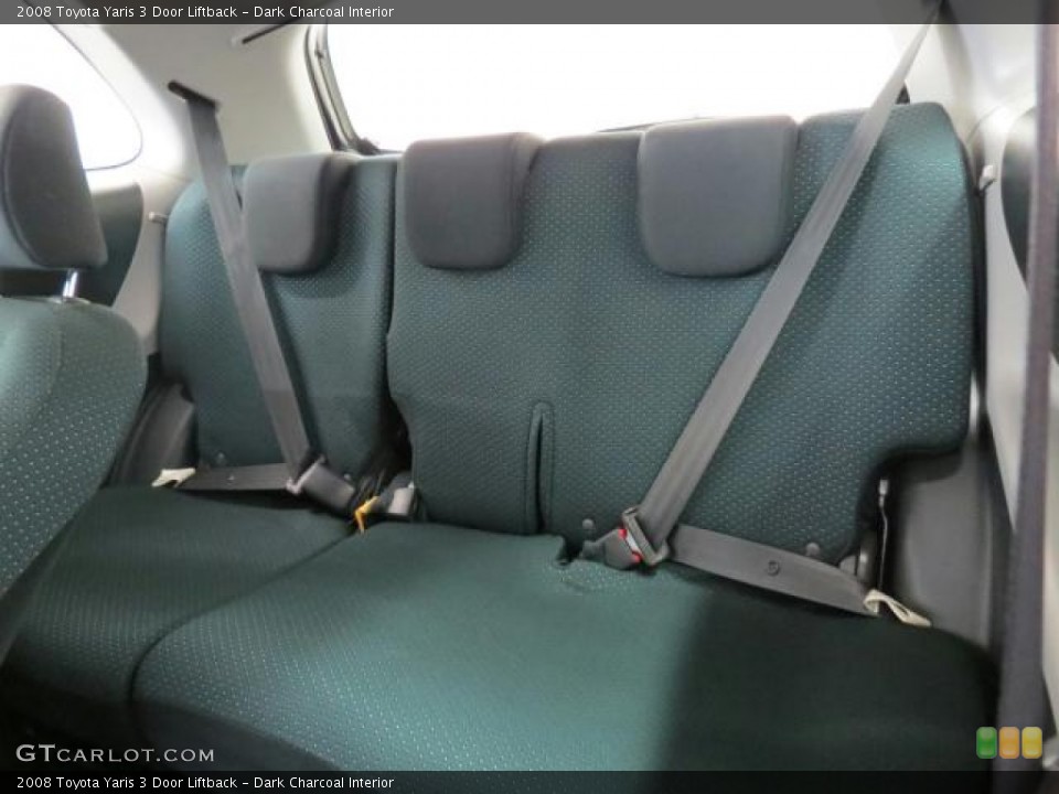 Dark Charcoal Interior Rear Seat for the 2008 Toyota Yaris 3 Door Liftback #72650450