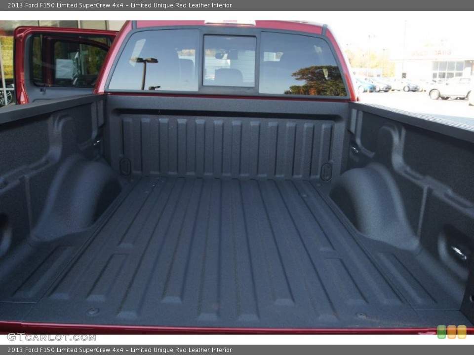 Limited Unique Red Leather Interior Trunk for the 2013 Ford F150 Limited SuperCrew 4x4 #72650984