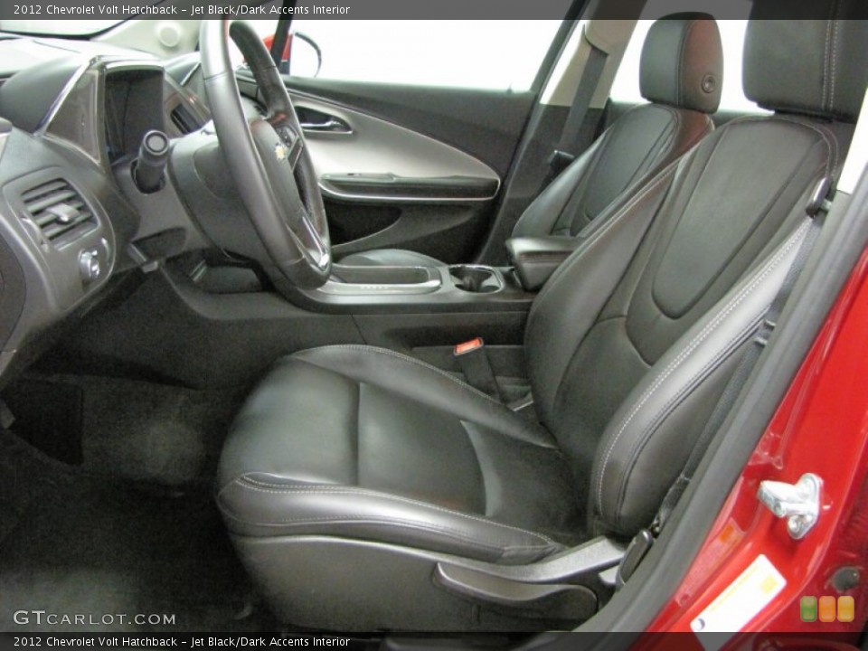 Jet Black/Dark Accents Interior Front Seat for the 2012 Chevrolet Volt Hatchback #72653867